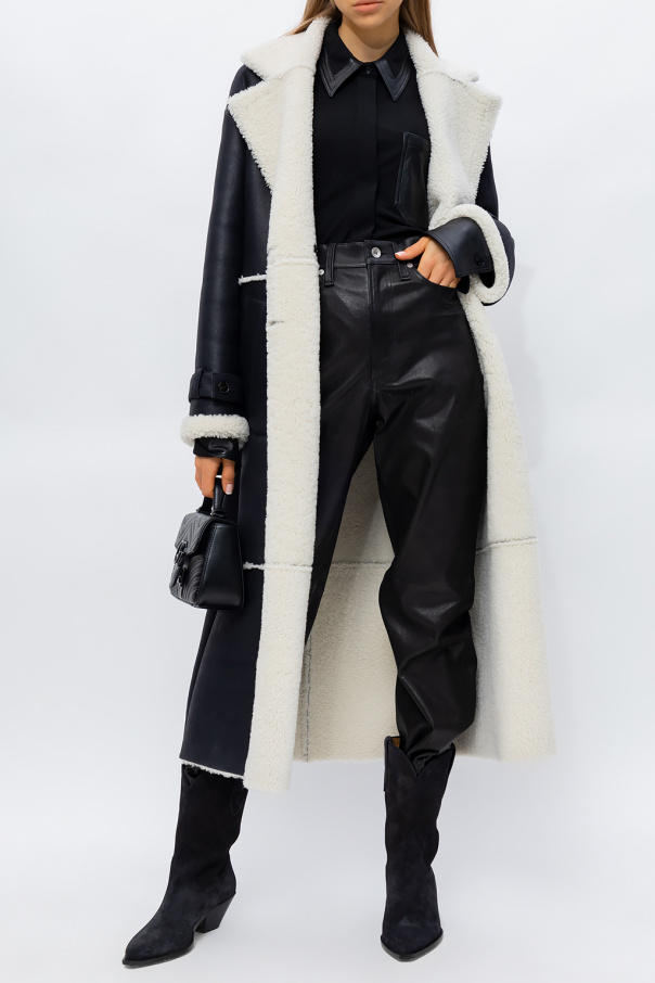 Ines & hotsell marechal shearling coat